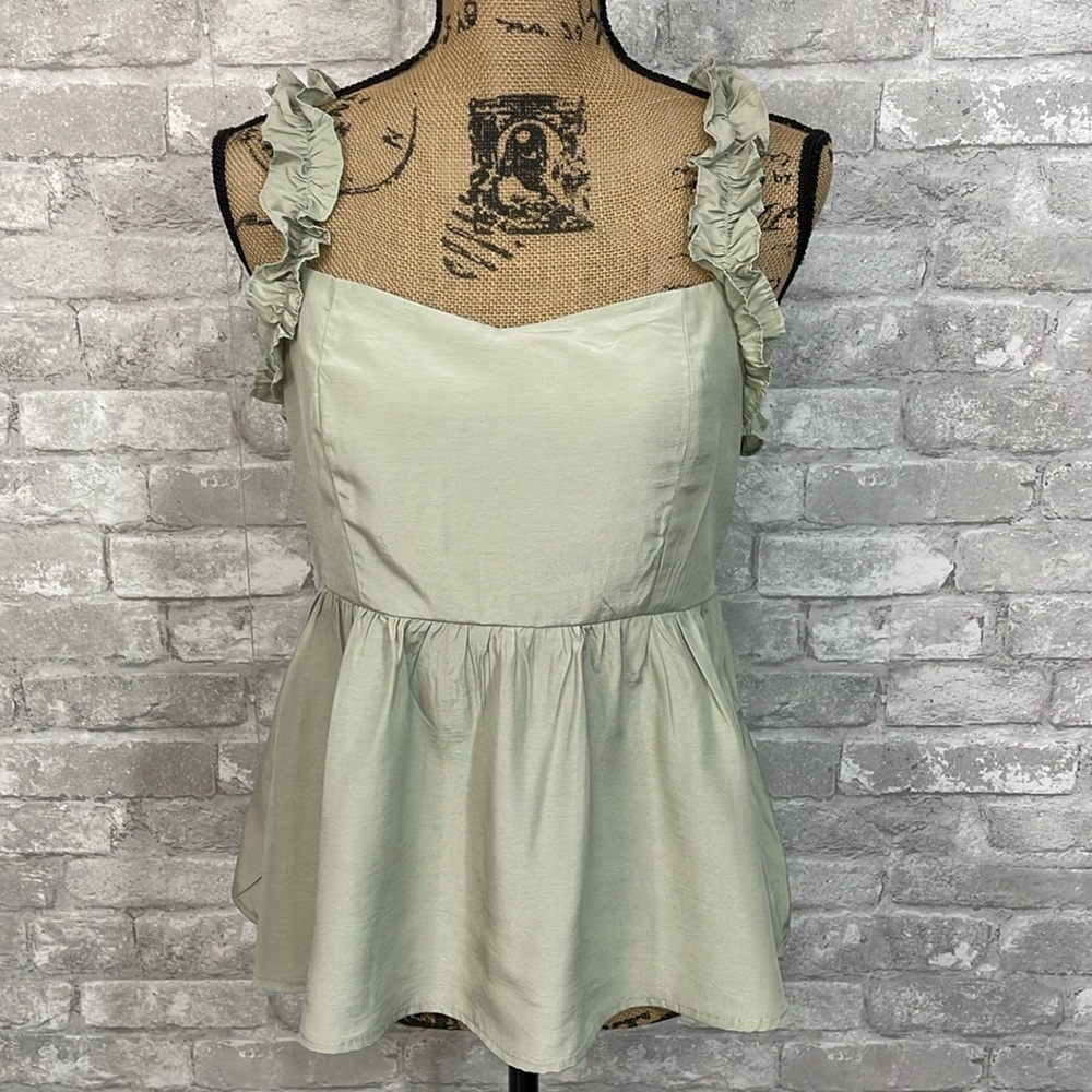 Ontwelfth Ruffle Peplum Top